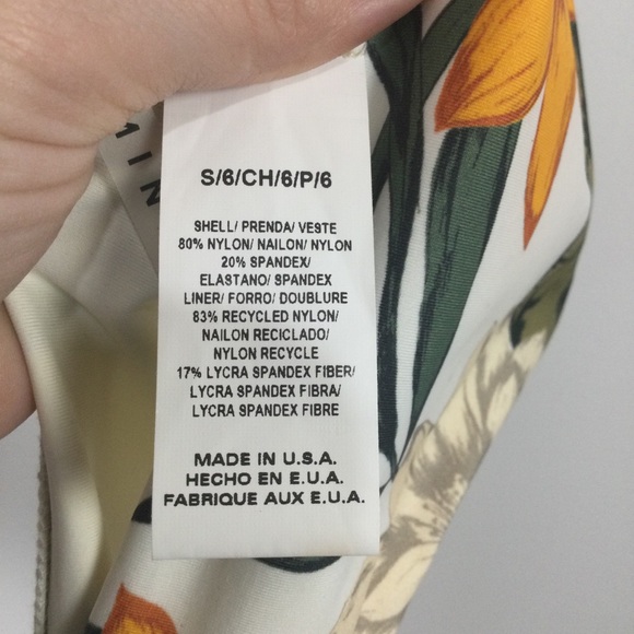 Vitamin A Emelia Floral Swimsuit Bikini Bottoms - Picture 5 of 5